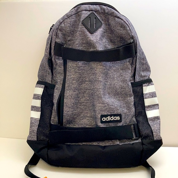 adidas Other - Adidas backpack 3Stripes - heather black+gray
